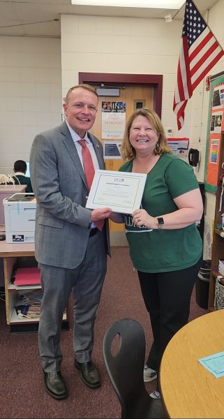 Mrs. Winegar Receives Standout Award