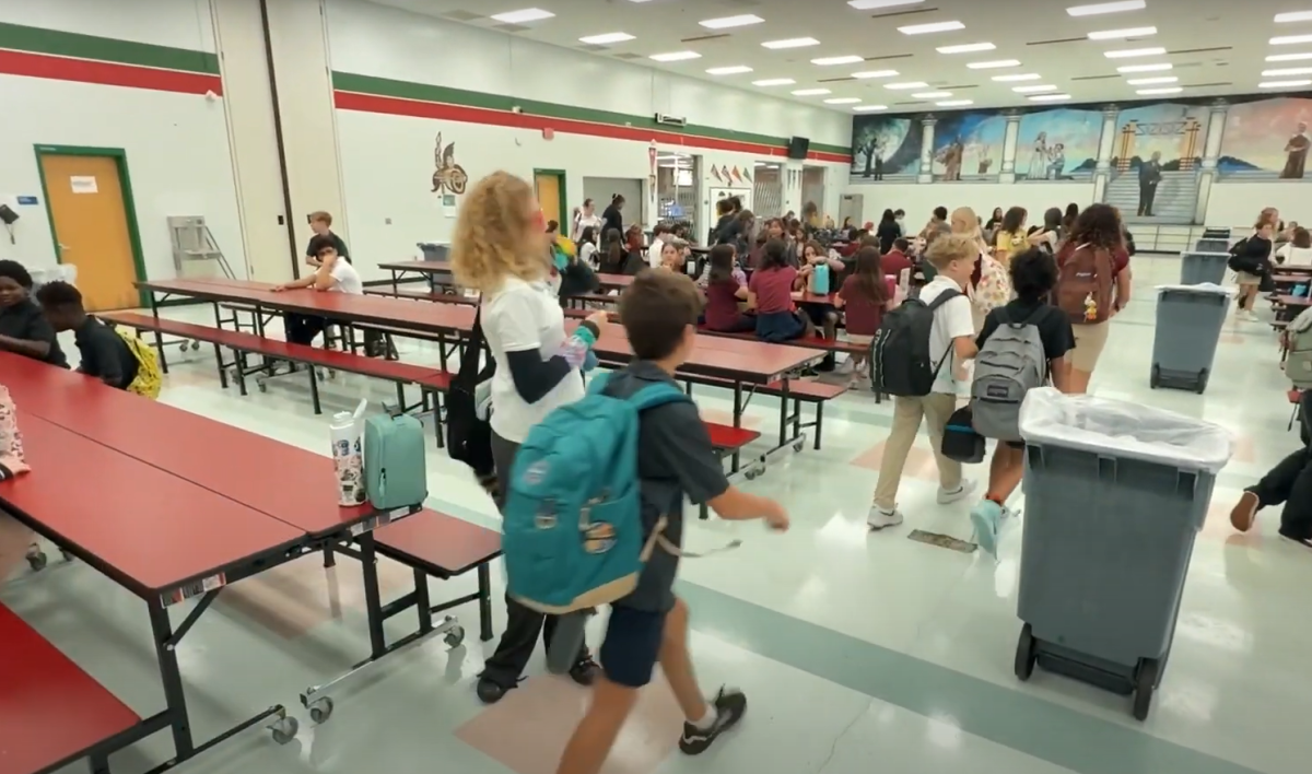 Lunchtime confusion happened at the beginning of the JHop school year.