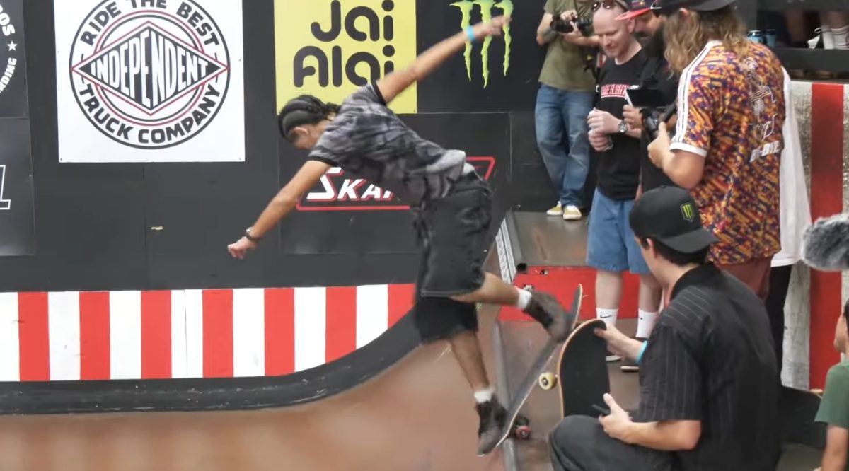 Abner Pietro's winning run during the 2025 Tampa Am competition.