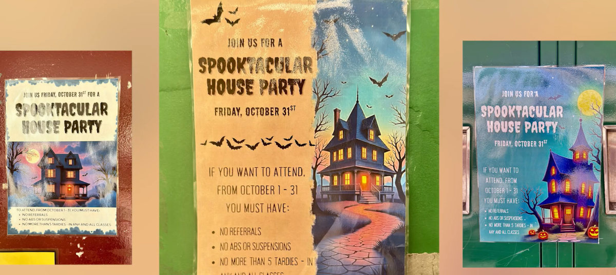Flyers advertising the first JHop pep rally of the year.
