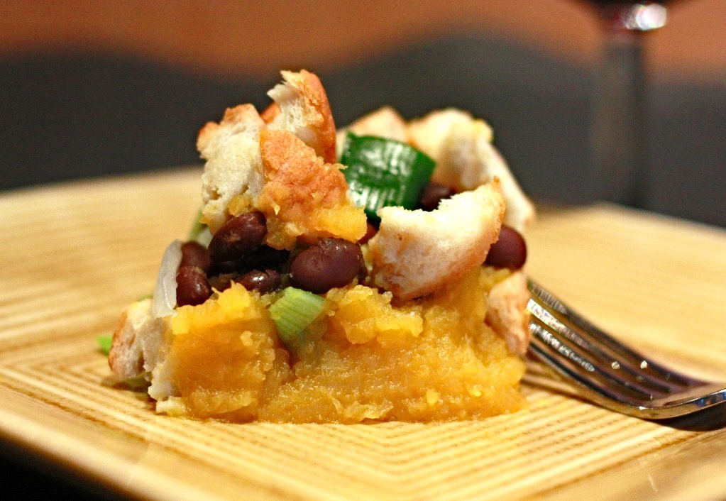 Nontraditional holiday meals like butternut squash casserole show the versatility of the dish. Photo via Wikimedia Commons.