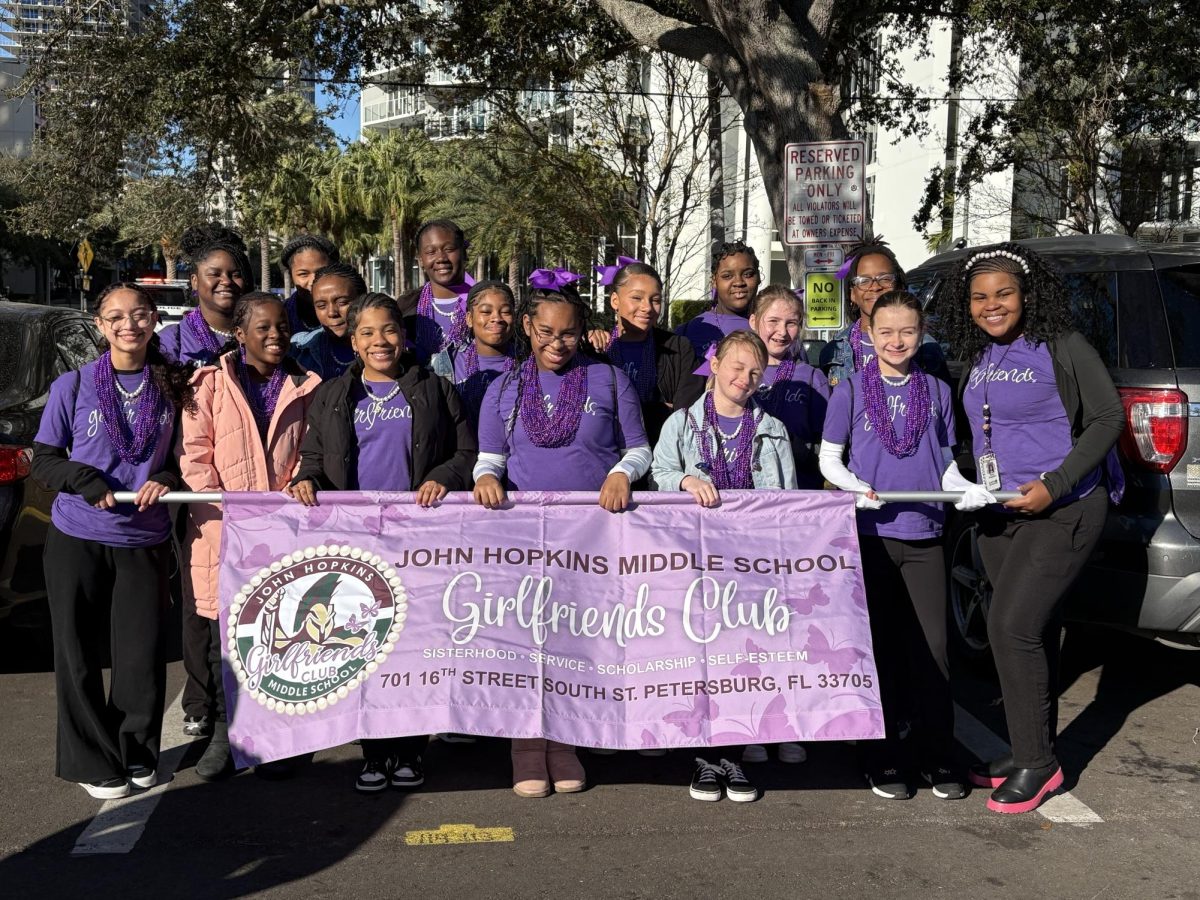 JHop's Girlfriends Club marched in the MLK Parade on Jan. 19. 