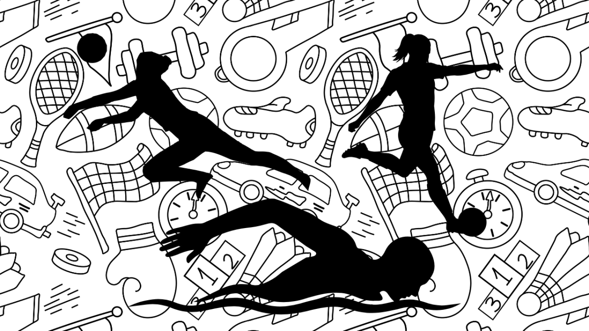 Trojans find time for extracurricular sports like swimming, volleyball and soccer. Image via Canva.